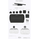Mophie Charge Stream Global Travel Kit – Wireless Charging Pad with Car & Wall Adapters – Worldwide Compatibility (NA, EU, UK, AU, CN) – Qi-Enabled Devices – Black