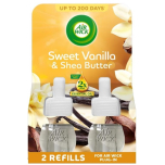 Air Wick Electric Plug-In Refill – Sweet Vanilla & Shea Butter – 6 x 19ml (3 Twin Packs)