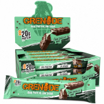 Grenade Protein Bar – Dark Chocolate Mint – 12 x 60g – High Protein, Low Sugar Snack