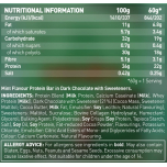 Grenade Protein Bar – Dark Chocolate Mint – 12 x 60g – High Protein, Low Sugar Snack