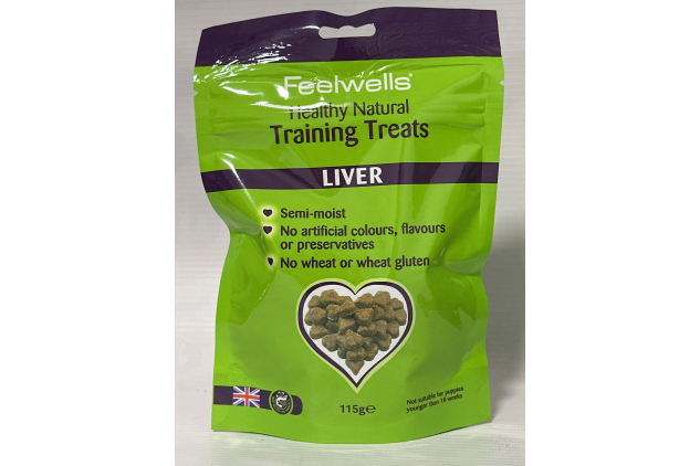 Feelwells Semi Moist Liver Training Treats for Dogs – 7 x 115g – Healthy Rewards