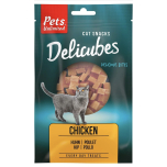 Rosewood Pets Unlimited Cat Treats – Chicken Flavour Delicubes 50g | High Protein