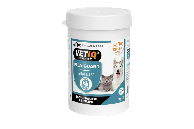 VETIQ Flea-Guard Granules For Cats & Dogs Keeps Pets Free From Fleas 60g