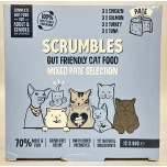 Scrumbles Wet Cat Food Mixed Pâté Selection | Adult & Senior Cats | 36 x 80g (Packaging May Vary)