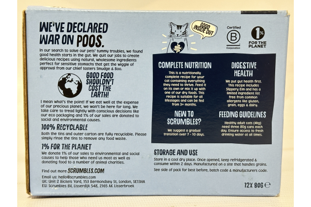 Scrumbles Wet Cat Food Mixed Pâté Selection | Adult & Senior Cats | 36 x 80g (Packaging May Vary)