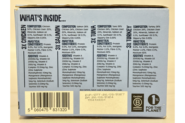 Scrumbles Wet Cat Food Mixed Pâté Selection | Adult & Senior Cats | 36 x 80g (Packaging May Vary)