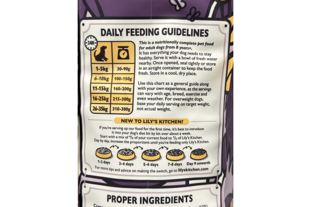 Lily’s Kitchen Senior Dry Dog Food – Turkey, Trout & White Fish – Natural Grain Free Complete Nutrition – 7kg Bag