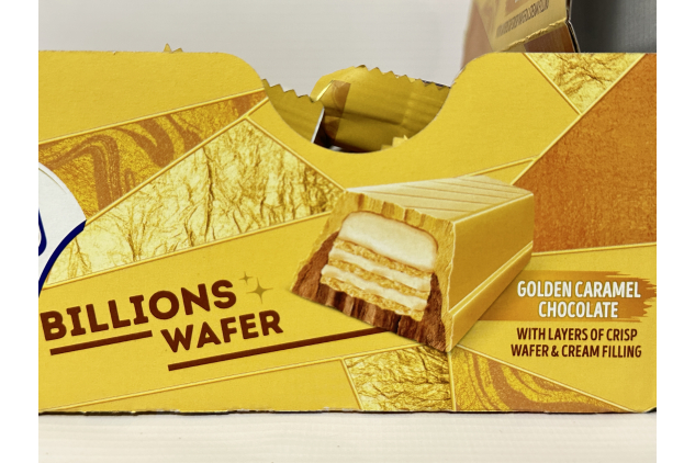 McVitie’s Gold Billions Wafer Bars – Golden Caramel Chocolate – 24 x 39g