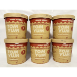 Urban Noodle Tom Yum Ramen Noodles – 87.5g Pots (6 Pack) | Thai Inspired Hot & Sour Flavour