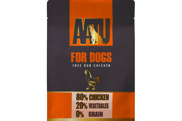 AATU 80/20 Dry Dog Food – Free Run Chicken – 10kg (2 x 5kg Bags) – High Protein, Grain Free