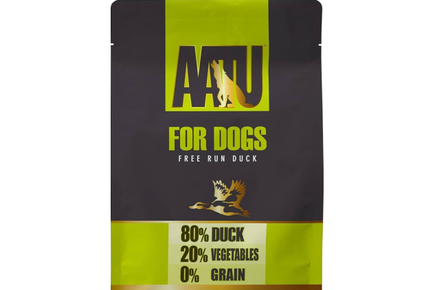 AATU 80/20 Complete Dry Dog Food – Free Run Duck 9kg (6 x 1.5kg Bags) | High Protein Grain Free Kibble