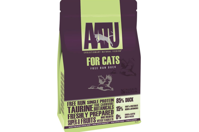 AATU 85/15 Complete Dry Cat Food – Duck 3kg (3 x 1kg Bags) | High Protein, Grain Free, No Artificial Ingredients
