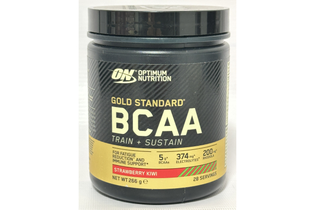 Optimum Nutrition Gold Standard BCAA Train + Sustain – Strawberry Kiwi – 28 Servings (266g) | Amino Acids with Electrolytes, Vitamin C, Zinc & Magnesium