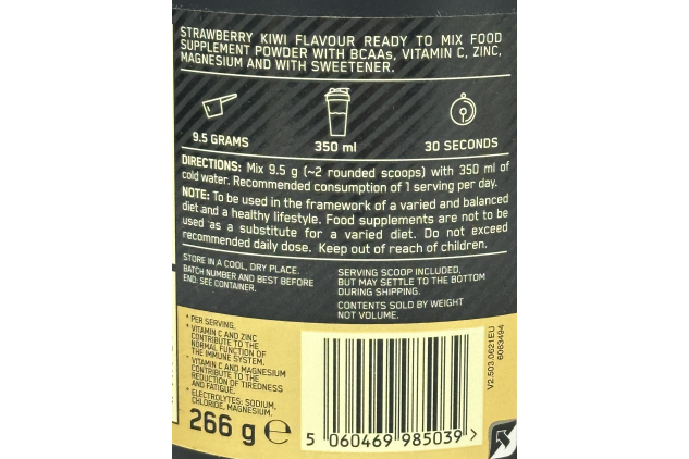 Optimum Nutrition Gold Standard BCAA Train + Sustain – Strawberry Kiwi – 28 Servings (266g) | Amino Acids with Electrolytes, Vitamin C, Zinc & Magnesium