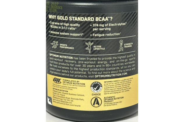 Optimum Nutrition Gold Standard BCAA Train + Sustain – Strawberry Kiwi – 28 Servings (266g) | Amino Acids with Electrolytes, Vitamin C, Zinc & Magnesium