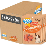 Good Boy Crunchies Chicken Dog Treats – 8 x 60g Bulk Box | Natural Training Treats | High Protein, Low Fat