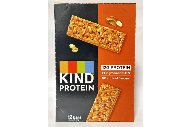 KIND Protein Bars – Crunchy Peanut Butter – 12 x 50g Multipack | High Protein, Gluten Free, No Artificial Flavours