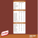 SlimFast Choc Chip Meal Bars – 16 x 60g | High Protein, Low Calorie Replacement Bars | 23 Vitamins & Minerals