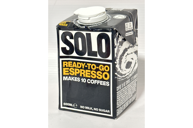 Solo Ready-To-Go Espresso | Makes 10 Coffees | Perfect for Iced Coffee | Instant Barista Grade Coffee | Natural | Black and Unsweetened | 50cl |