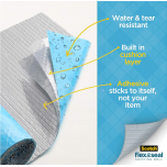 Scotch Flex & Seal Shipping Roll 38cm x 3m – Pack of 4 | Water-Resistant Cushion Wrap | No Tape Needed