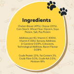 Good Boy Cheesy Chicken Sticks Dog Treats – 10 Packs x 80g – With 100% Natural Chicken Breast Meat – Low Fat