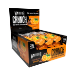 Warrior Crunch Protein Bars – Chocolate Orange – 20g Protein, Low Sugar – 12 x 64g