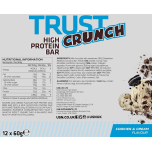 USN Trust Crunch Protein Bars – Cookies & Cream – 20g Protein, Low Sugar – 12 x 60g (Packaging May Vary)