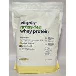 Vilgain Grass-Fed Whey Protein Powder – Vanilla – 1000g Pouch – 76g Protein per 100g – No Added Sugar – Premium Quality