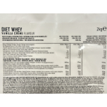 PhD Nutrition Diet Whey Protein Powder Vanilla Crème | Low Calorie, High Protein, Low Carb | 2kg Bag – 62 Servings