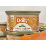 Almo Nature Daily Salmon Mousse Cat Food – 24 x 85g Cans – Grain-Free Adult Wet Food