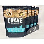Crave High Protein Dry Cat Food with Salmon & Whitefish – Grain Free – 750g (Pack of 4)
