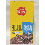 Fulfil Vitamin & Protein Bars Milk Chocolate Crunch – 15 x 40g – High Protein, Low Sugar