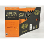 Green & Blacks Organic Ginger Dark Chocolate Bars (15 x 90g) – 60% Cocoa, Fairtrade, Intense Dark Chocolate with Crystallised Ginger