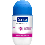 Sanex Biome Protect Dermo Anti-Irritation Deodorant Roll-On – 6 × 50 ml | 48h Gentle Care