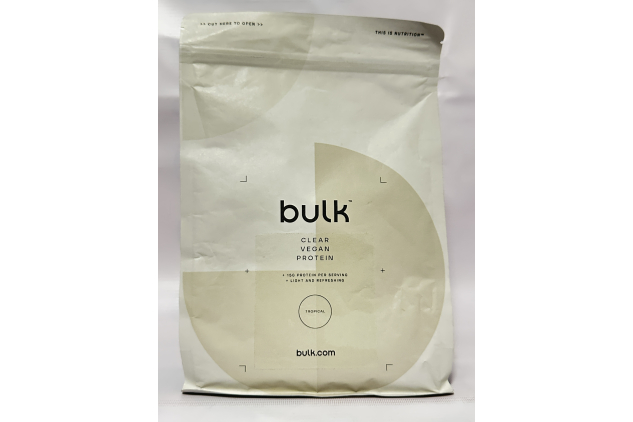 Bulk Clear Vegan Protein Powder – Tropical – 300 g | 15 Servings | Plant-Based, Low Sugar, High Protein Shake
