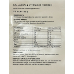 Bulk Collagen & Vitamin C Powder – Hydrolysed Bovine Collagen with Peptides – High Protein Supplement for Skin, Hair, Joints & Bones – Unflavoured, 500g