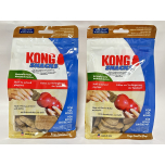 Kong Snacks Dog Treats – Peanut Butter & Apple Flavour – For Medium & Large Kong Toys – 312g (Pack of 2)