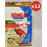 KONG Snacks Dog Treats – Peanut Butter & Apple Flavour – For Medium & Large KONG Toys – 12 x 312g