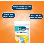 Dr. Beckmann Floor & Multi-Surface Cleaning Sheets – Summer Lemon – 20 Sheets | Dissolvable, Eco-Friendly, Powerful on Dirt & Grease