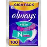 Always Daily Fresh Slim Flexistyle Pantyliners – 5 x 100 (500 Total) | Fresh Scent, Odour Lock, Everyday Comfort
