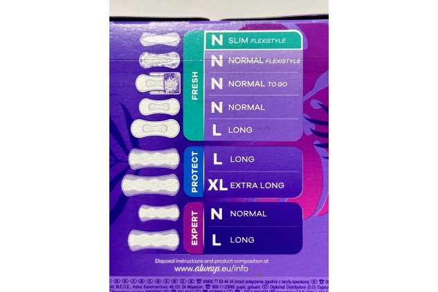 Always Daily Fresh Slim Flexistyle Pantyliners – 5 x 100 (500 Total) | Fresh Scent, Odour Lock, Everyday Comfort