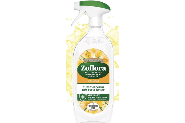 Zoflora Springtime Multipurpose Disinfectant Trigger Spray – 6 x 800ml | Antibacterial Multi-Surface Cleaner, Pet-Safe, Cuts Through Grease & Grime, Kills 99.9% of Bacteria & Viruses
