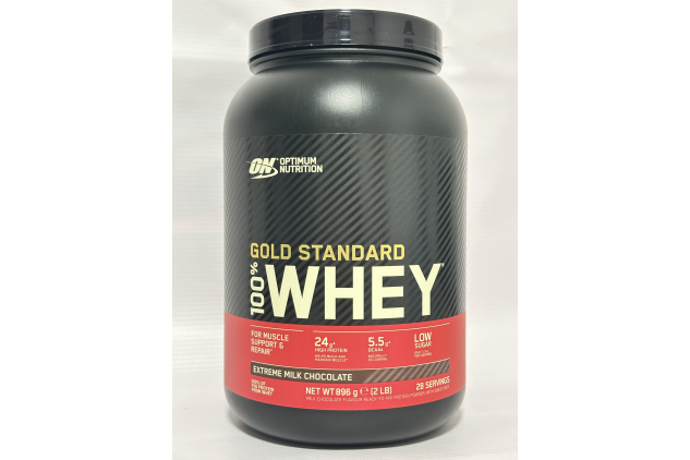 Optimum Nutrition Gold Standard 100% Whey Protein – Extreme Milk Chocolate – 896g (28 Servings) | High Protein Powder With Naturally Occurring BCAAs & Glutamine, Low Sugar