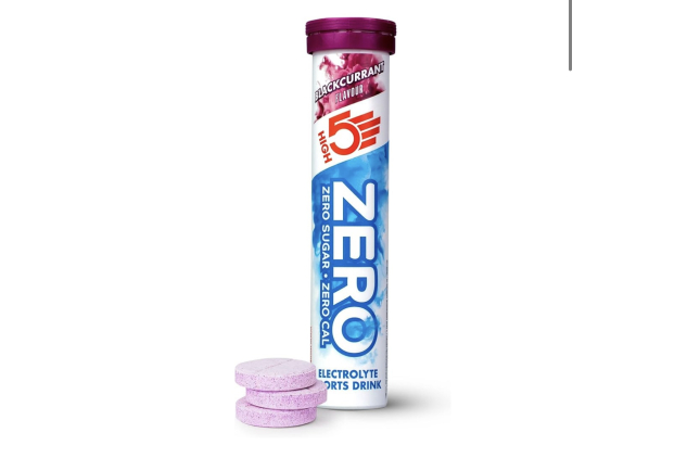 HIGH5 ZERO Electrolyte Tablet - Hydration Tablets Enhanced with Vitamin C - 0 Calories & Sugar Free Blackcurrant Flavour