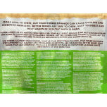 Zeus Better Bones Dog Treats Lamb & Mint Wrapped Twists – Rawhide-Free Chews – 114g