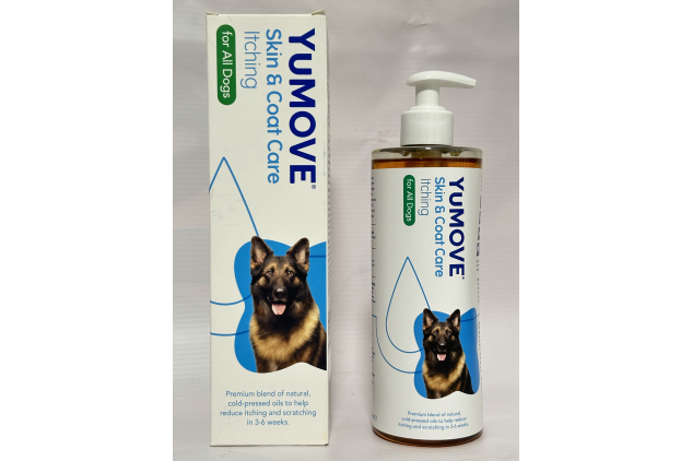 Skin & Coat Care Itchy Skin Supplement for Dogs – Salmon Oil Blend – 500ml