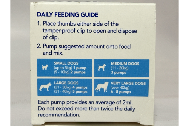 Skin & Coat Care Itchy Skin Supplement for Dogs – Salmon Oil Blend – 500ml