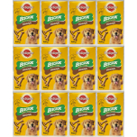Pedigree Biscrok Gravy Bones Dog Biscuits – Original Recipe – 12 x 400g Boxes | Crunchy Dog Treats with Omega 3, Calcium & Vitamin E