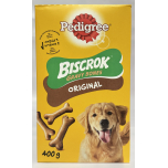 Pedigree Biscrok Gravy Bones Dog Biscuits – Original Recipe – 12 x 400g Boxes | Crunchy Dog Treats with Omega 3, Calcium & Vitamin E
