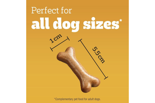 Pedigree Biscrok Gravy Bones Dog Biscuits – Original Recipe – 12 x 400g Boxes | Crunchy Dog Treats with Omega 3, Calcium & Vitamin E